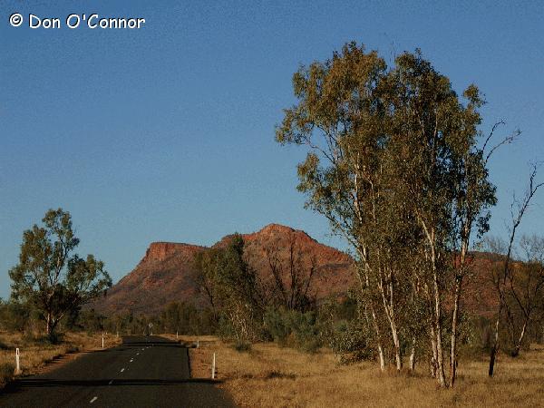The road to Alice Springs.
