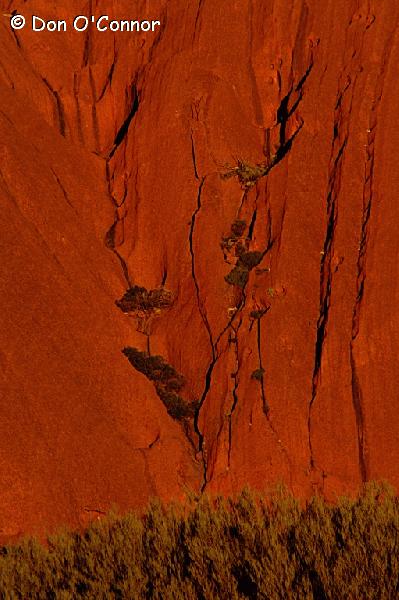 Uluru abstract.